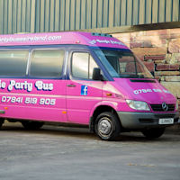 16 Seater VIP Boogie Party Coach exterior 1