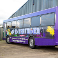 44 Seater VIP Entertainer Party Coach exterior 2