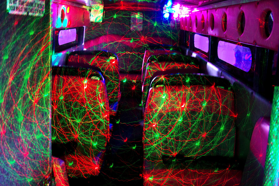 Inside the 29 Seater VIP Party Bus